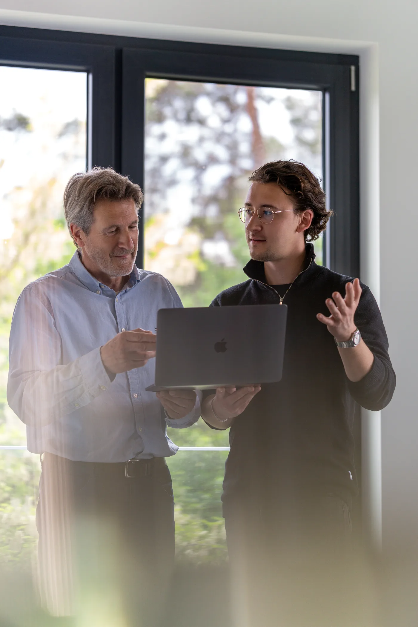 Elias Möller im Strategiegespräch
